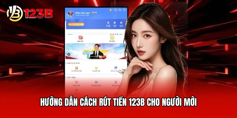 Hướng dẫn cách rút tiền 123B cho người mới