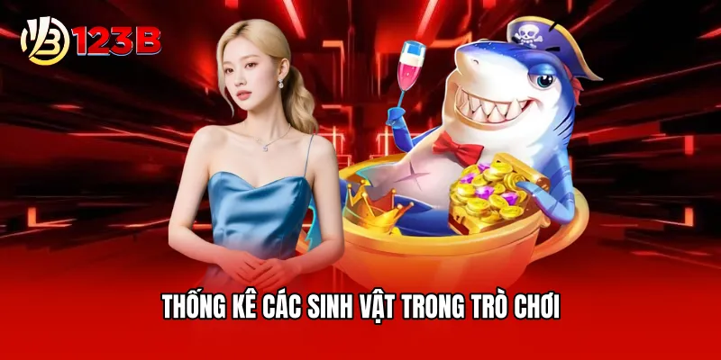 Thống kê các sinh vật trong trò chơi